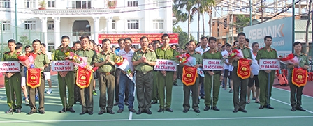 Khai mạc Giải  Quần vợt và Cờ tướng Cụm thi đua số 1  Bộ Công an