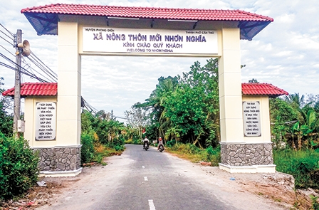 Nhơn Nghĩa hoàn thành
bộ tiêu chí nông thôn mới