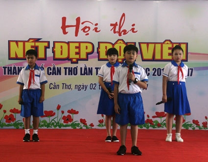 Sôi nổi hội thi "Nét đẹp đội viên"