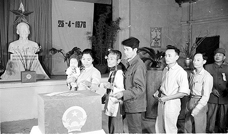Kỷ niệm 41 năm ngày Tổng tuyển cử bầu Quốc hội của nước Việt Nam thống nhất