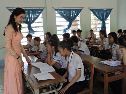 Cô giáo tâm huyết với nghề