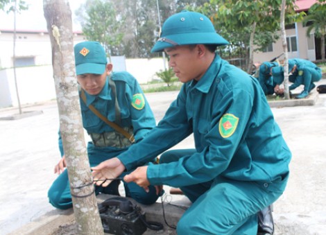 Huấn luyện dân quân tự vệ đạt trên 92% quân số