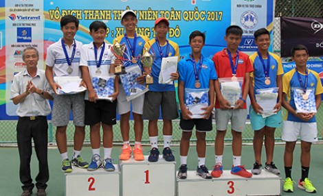 Bế mạc Giải quần vợt vô địch thanh thiếu niên toàn quốc 2017