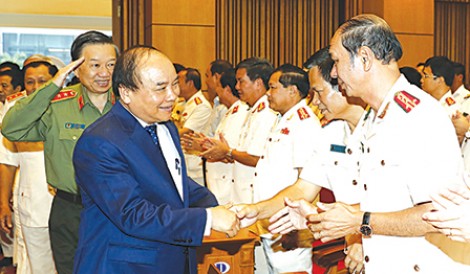 Xây dựng lực lượng Cảnh sát nhân dân đáp ứng
yêu cầu nhiệm vụ trong tình hình mới