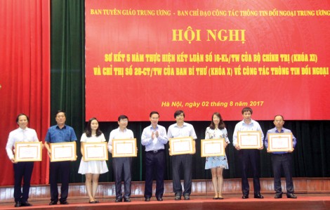 Hội nghị sơ kết 5 năm thực hiện công tác thông tin đối ngoại