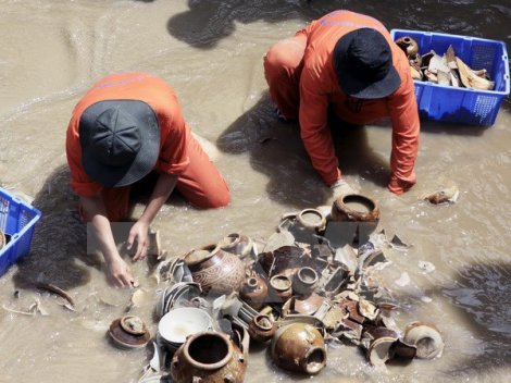 Tổ chức khai quật tàu cổ đắm tại Dung Quất