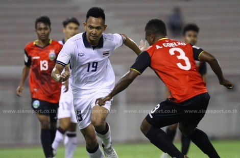 U22 Thái Lan thắng sít sao U22 Timor Leste