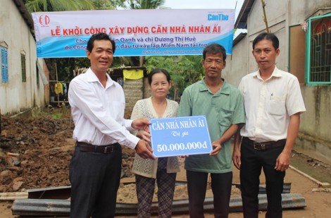 Báo Cần Thơ tặng Căn nhà nhân ái cho hoàn cảnh thương tâm ở huyện Phong Điền