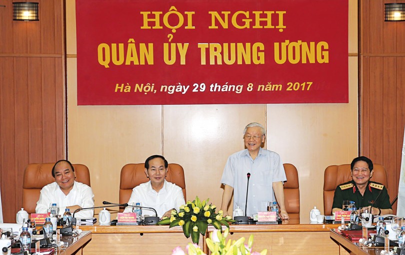 Bảo đảm Quân đội luôn là lực lượng

gương mẫu, đi đầu trong thực hiện

Nghị quyết Trung ương 4 (khóa XII)