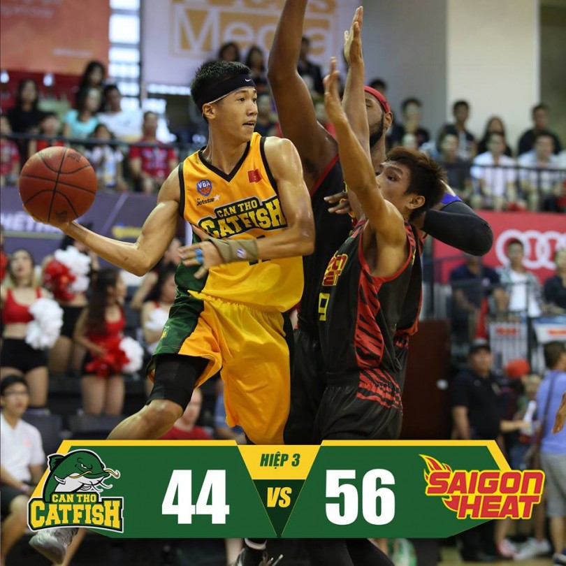 Cantho Catfish thất thủ trước Saigon Heat