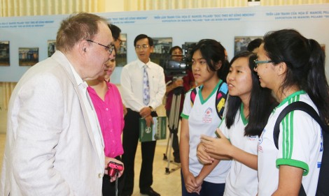 Họa sĩ người Pháp triển lãm tranh tại Cần Thơ