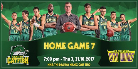 Trên sân nhà,

Cantho Catfish quyết thắng trận cuối vòng loại