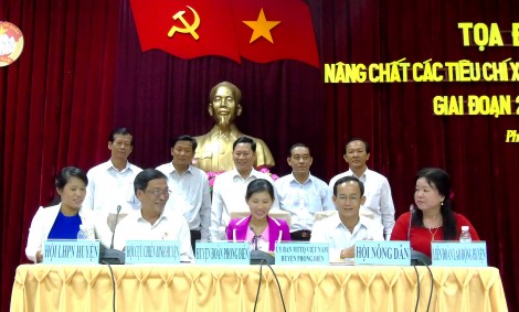 Bàn giải pháp nâng chất các tiêu chí

xây dựng nông thôn mới