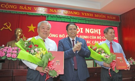 Công bố quyết định của Bộ Chính trị về công tác nhân sự tỉnh Sóc Trăng
