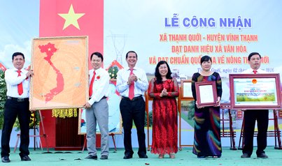 Cả nước đã có 2.815 xã đạt chuẩn

nông thôn mới