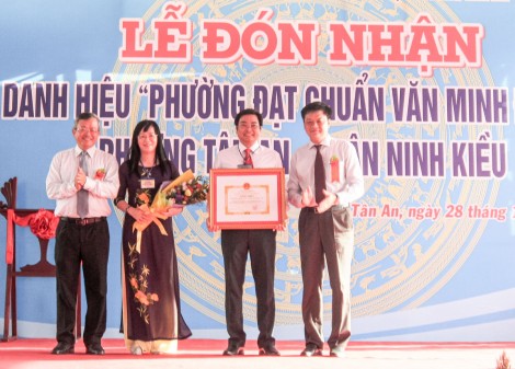 Phường Tân An đạt chuẩn văn minh đô thị