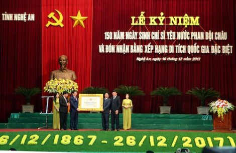 Kỷ niệm 150 năm Ngày sinh chí sĩ Phan Bội Châu