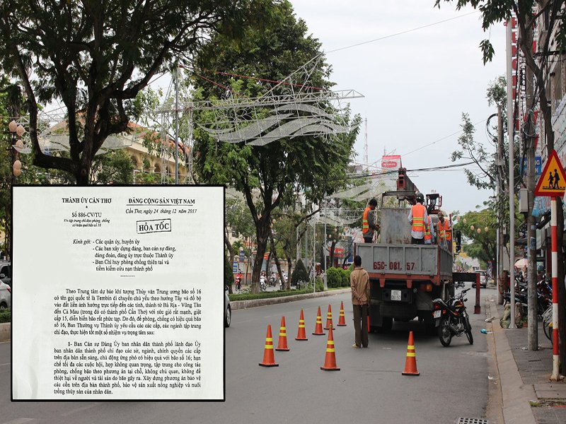 TP Cần Thơ: Huy động lực lượng hỗ trợ người dân chằng chống nhà cửa