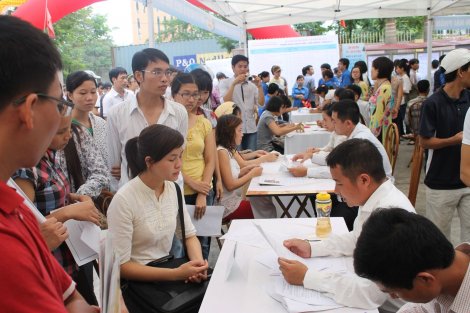 Hơn 3.420 lượt lao động tham gia ngày gặp gỡ nhà tuyển dụng
