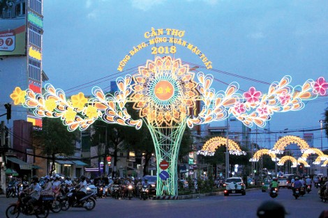 Vẻ đẹp Đường đèn nghệ thuật Cần Thơ 2018