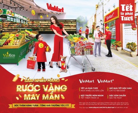 [QC] Sắm Tết trúng vàng tại VinMart & VinMart+