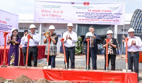 Khởi công xây dựng làng hữu nghị Việt Nam- Hàn Quốc