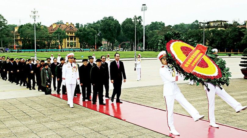 Lãnh đạo Đảng, Nhà nước viếng Lăng Chủ tịch Hồ Chí Minh