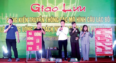 Cùng lên tiếng “Uống có trách nhiệm thực hiện an toàn giao thông”