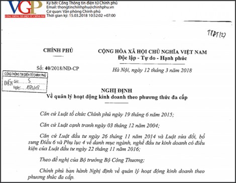 Người tham gia bán hàng đa cấp có quyền trả lại

hàng hóa đã mua từ doanh nghiệp bán hàng đa cấp