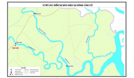 [Đồng bằng sông Cửu Long] Từ đầu tháng 4, nước mặn có khả năng xâm nhập sâu vào nội đồng