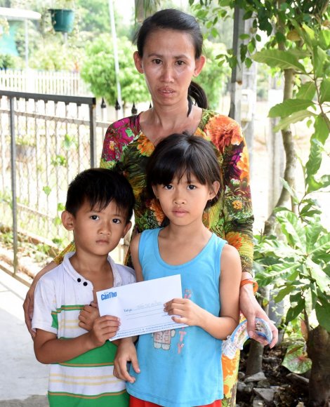 Hỗ trợ chị Hương nuôi hai con thơ