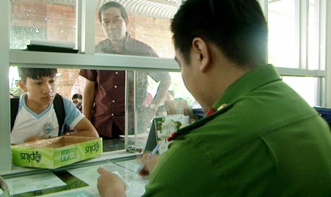 Cấp thẻ căn cước công dân cho học sinh đủ tuổi
