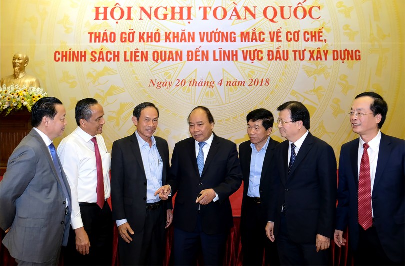 Thủ tướng chủ trì hội nghị về lĩnh vực đầu tư xây dựng
