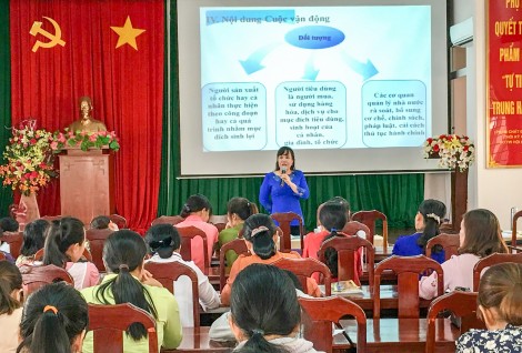 Phụ nữ tích cực tham gia

Cuộc vận động “Người Việt Nam ưu tiên dùng hàng Việt Nam”