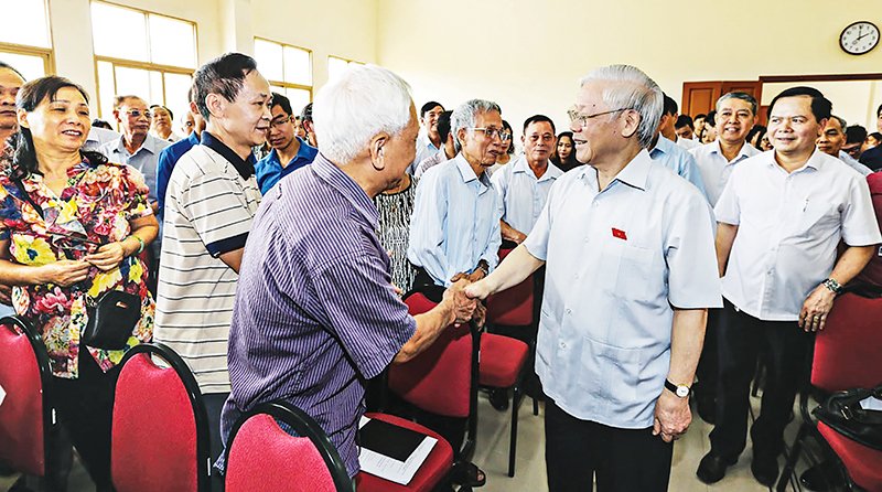 Tổng Bí thư, Thủ tướng tiếp xúc cử tri