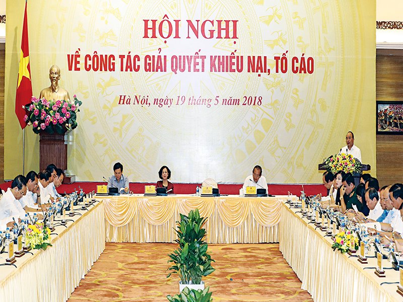 Thủ tướng Nguyễn Xuân Phúc

chủ trì Hội nghị về giải quyết khiếu nại, tố cáo