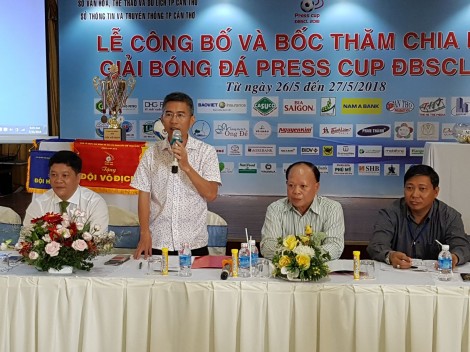 Công bố Giải bóng đá các Cơ quan Báo chí khu vực ĐBSCL