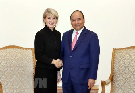 Thủ tướng Nguyễn Xuân Phúc tiếp Bộ trưởng Ngoại giao Australia