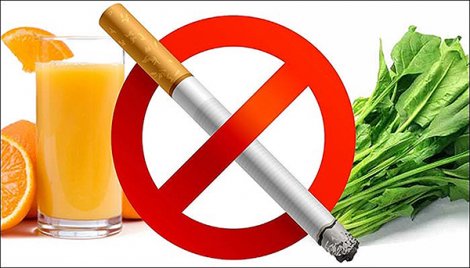 Lời khuyên dinh dưỡng cho

người muốn cai thuốc lá