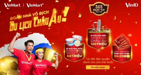 [QC] VinID tặng chuyến du lịch châu Âu, tivi 65 inch, ưu đãi 65% Vinpearl trong tháng 7