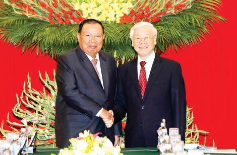 Tổng Bí thư, Chủ tịch nước Lào thăm Việt Nam