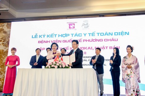 Bệnh viện Quốc tế Phương Châu ký kết hợp tác với Tập đoàn y tế Kishokai