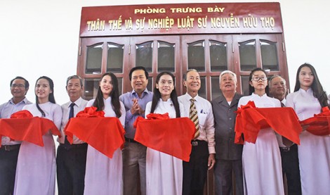 Khánh thành Phòng trưng bày thân thế, sự nghiệp Luật sư Nguyễn Hữu Thọ