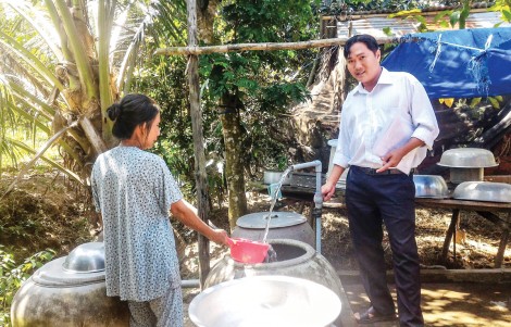 Hiệu quả từ “Dự án nước sạch sử dụng công nghệ xanh”