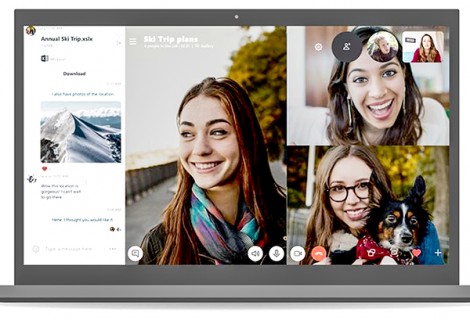 Microsoft nâng cấp Skype lên phiên bản 8.0