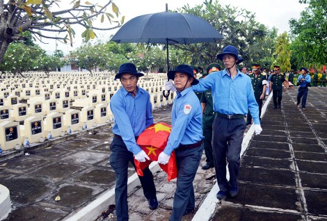 An Giang: Cải táng 168 hài cốt liệt sĩ tại Nghĩa trang liệt sĩ Dốc Bà Đắc