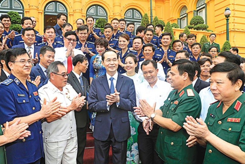Chủ tịch nước Trần Đại Quang: Phát huy mô hình “Cảnh sát biển đồng hành với ngư dân” thực chất, có chiều sâu