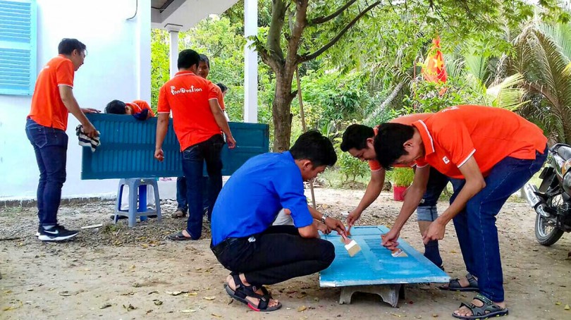 Góp sức xây dựng quê hương
