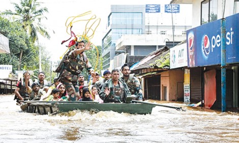 Bang Kerala của Ấn Độ đối mặt thảm họa mưa lũ thế kỷ