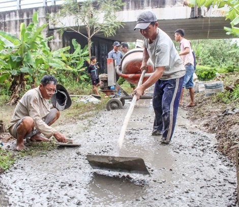 Góp sức nâng chất tiêu chí nông thôn mới